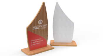 Troféu Personalizado MBA USP Esalq - Design Autoral em Resina